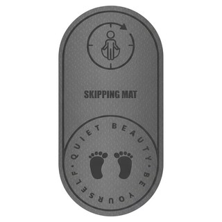 S-SportPlus+ 瑜珈跳繩墊 雙面防滑 灰色, 厚度8mm, 1個