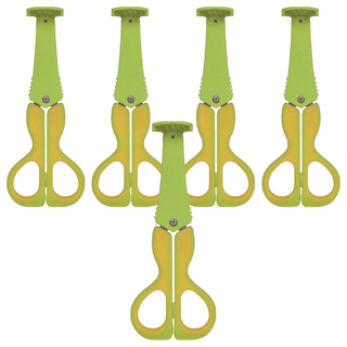 kidsme 三合一防噴霧副食品剪刀, 綠色, 5個