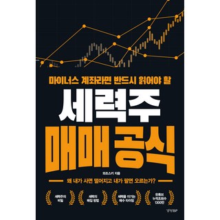 마이너스 계좌라면 반드시 읽어야 할 세력주 매매 공식, 경향비피, 와조스키