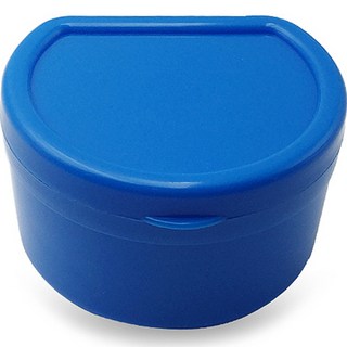 full of fun 假牙收納D型盒, 海軍藍, 1個