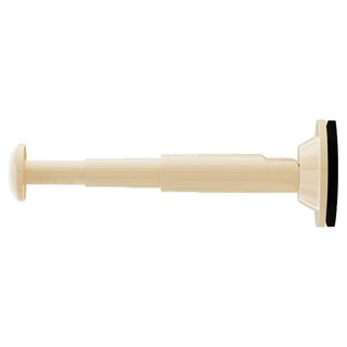 HOUDER 吸盤式伸縮衣架掛桿, 奶白色, 1個