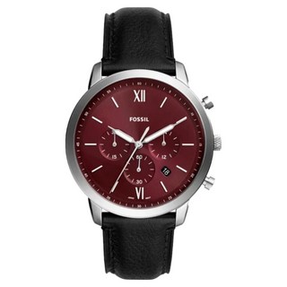 FOSSIL Neutra 醇厚雅仕三眼手錶 皮革錶帶 FS6016 44mm