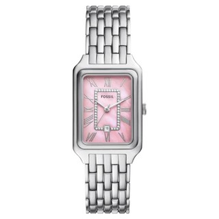 FOSSIL Raquel 銀韻女伶嫣粉女錶 不鏽鋼錶帶 ES5401 26mm