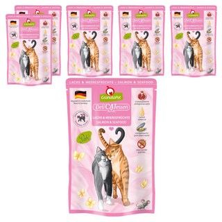 GranataPet 葛蕾特 精緻食光主食系列 貓餐包 5號, 85g, 鮭魚 + 海鮮, 6個