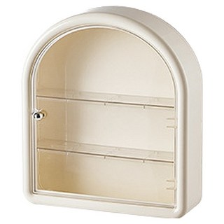 純眠 迷你收藏展示壓克力收納壁掛式展示盒, 白色