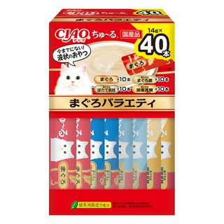 INABA CIAO 啾嚕肉泥, 1盒, 鮪魚綜合口味, 560g