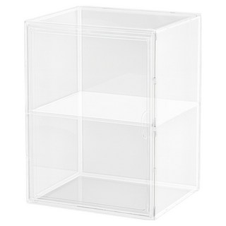 萌咕咪公仔壓克力展示櫃 2層 透明, 1個