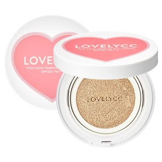 Lovelycc 粉紅遮瑕精華防曬氣墊 10號 SPF50+ PA+++, 15g, 1個