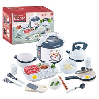 SKY SunStar 蒸氣電鍋 平底鍋 煎蛋 料理 廚房遊戲組 XiaoH346AB, 1套, 隨機出貨