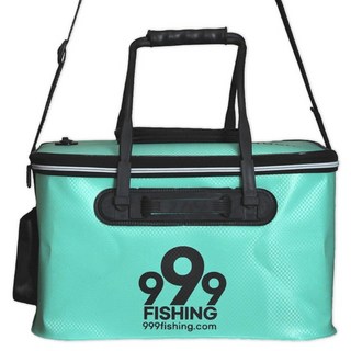 999Fishing 大容量可折疊釣魚活魚桶, 薄荷綠