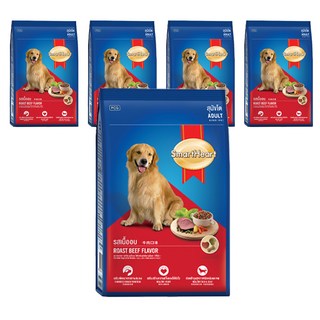 SmartHeart 慧心 成犬配方乾糧, 牛肉口味, 3kg, 5袋