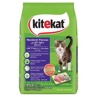 KiteKat貓用乾糧, 鯖魚, 1.4kg, 1袋