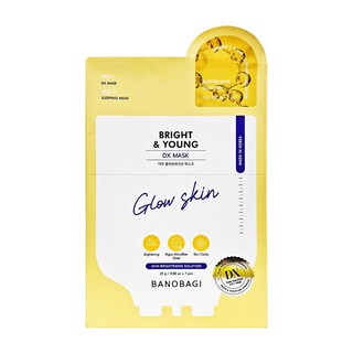 BANOBAGI 佰諾佰琪 台灣公司貨 DX晶透亮顏面膜25g 7片 + 晚安面膜2g 7片, 1盒