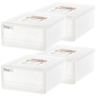 KEYWAY 聯府 簡約抽屜隔板整理箱, 4個