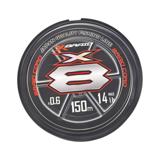 XBRAID CORD X8 150m 釣魚線, 螢光綠, 1捲