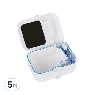 高級型假牙保管盒, 1入, 5個