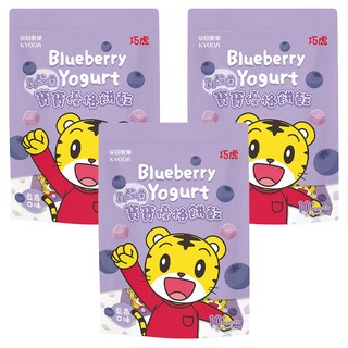 KYODA 京田製菓 巧虎寶寶乳酸菌優格餅乾, 藍莓, 26g, 3包