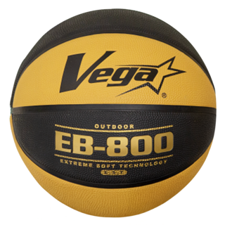 Vega EB800 橡膠籃球 7號 適合室內外場地, OBR-755BKKH, 1個