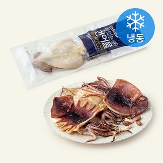 국내산 반건조 오징어 5미 (냉동), 650g, 1개