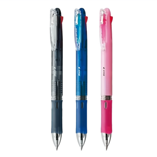 ZEBRA 斑馬牌 細長4色原子筆組 0.7mm 輕盈纖細 顏色隨機 (3入), 1組