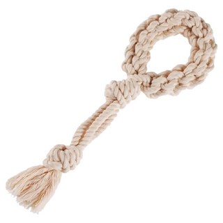 DoggyMan 多格漫 犬用每日潔牙棉繩玩具環形, 單色, 1個