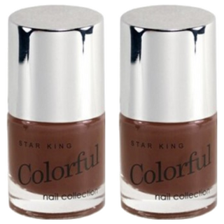 STAR KING 星之冠 多彩指甲油, #020, 10ml, 2瓶
