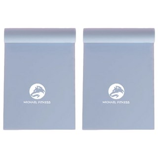 MICHAEL FITNESS 麥克健身 乳膠瑜珈拉力帶 15磅, 藍色, 2條