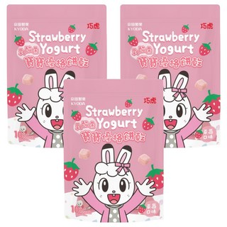 KYODA 京田製菓 巧虎寶寶乳酸菌優格餅乾, 草莓, 20g, 3包