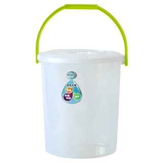 HOUSE 好室喵 透明水桶 附蓋子, 顏色隨機, 1個