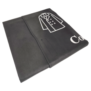 KUIBAO 快豹生活 掛衣物一體式立體防塵罩 黑色, 1個, 1個