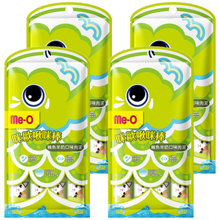 Me-O 咪歐 啾咪棒貓肉泥 4 + 1 條, 鮪魚羊奶口味, 15g, 4包