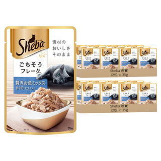 Sheba 希寶 日式鮮饌包, 鮪魚 + 鯛魚, 35g, 24包