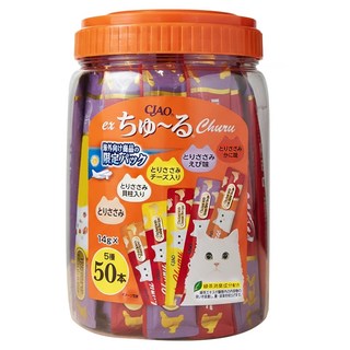 INABA CIAO 肉泥條, 雞肉綜合海陸, 700g, 1桶