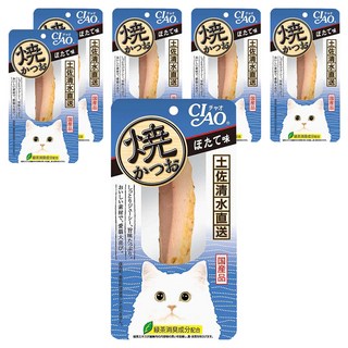 INABA CIAO 啾嚕 鰹魚燒魚柳條, 干貝風味, 25g, 6包