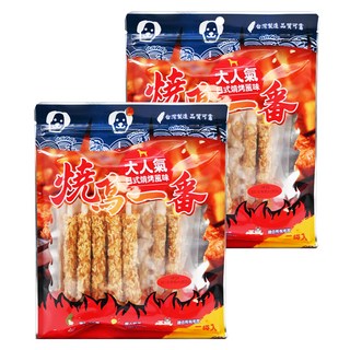 燒鳥一番 犬用零食, 5吋長棒裹肉(鱈魚), 170g, 2袋