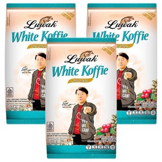 Kopi Luwak WHITE COFFEE 三合一白咖啡 包裝隨機, 20g, 9包, 3袋