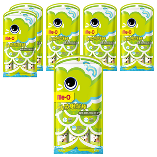 Me-O 咪歐 啾咪棒貓肉泥 4 + 1 條, 鮪魚羊奶口味, 15g, 6包