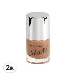 STAR KING 星之冠 多彩指甲油, #017, 10ml, 2瓶