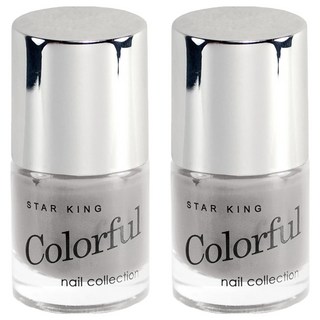 STAR KING 星之冠 多彩指甲油 10ml 彩繪指甲油, #022, 2瓶