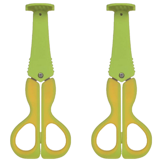kidsme 三合一防噴霧副食品剪刀, 綠色, 2個