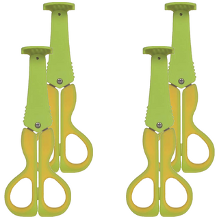 kidsme 三合一防噴霧副食品剪刀, 綠色, 4個