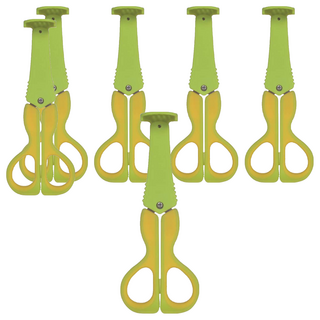 kidsme 三合一防噴霧副食品剪刀, 綠色, 6個