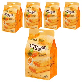 SUKHI 巧戀流芯蛋酥 鹹蛋黃味, 175g, 6袋