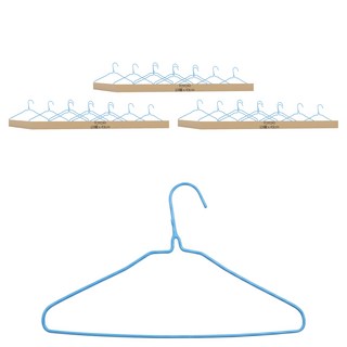 YOYOKI 樂活家加粗浸塑衣架 43cm, 顏色隨機, 30個