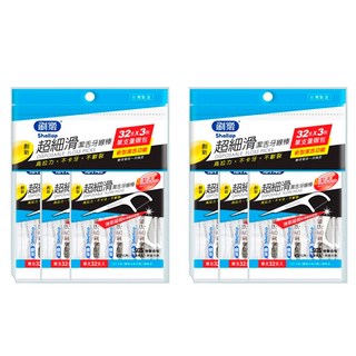 Shallop 刷樂 超細滑潔舌牙線棒衛生包, 3包, 2袋