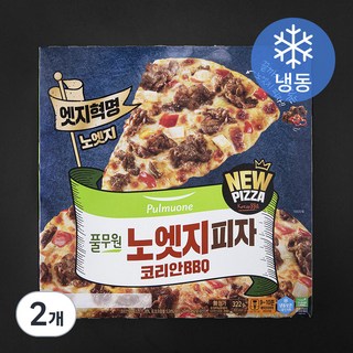 풀무원 노엣지피자 코리안BBQ (냉동), 322g, 1개입, 2박스