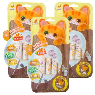 Catfeet 哈娜最愛好吃肉泥, 雞肉 + Omega 3&6, 60g, 3袋