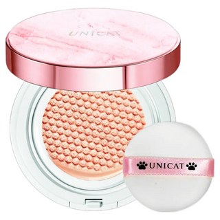 UNICAT 變臉貓 光彩保濕氣墊粉餅 SPF50+ PA+++ 3D蜂巢升級版 柔焦效果 高效遮瑕 持久不脫妝, 膚色, 1個