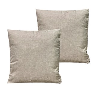 HONG JIN 宏晉 北歐風素色抱枕 2個, 蛋殼