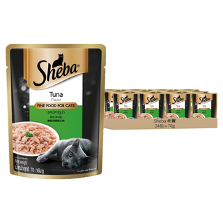 Sheba 希寶 鮮饌包 貓主食餐包, 鮪魚, 70g, 24包
